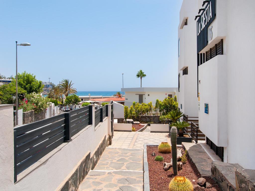Beachfront Apartment Siesta 21 San Agustin Playa By Villagrancanaria Exteriör bild